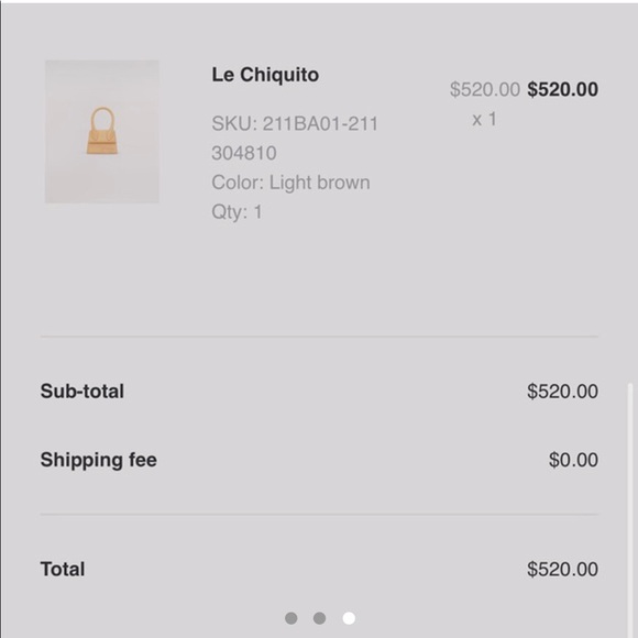 Jacquemus Le Chiquito Bag in Brown/Beige/Tan - Picture 3 of 4